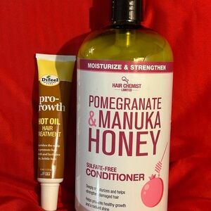 Hair Chemist Pomegranate & Manuka Honey Conditioner and Pro Growth Hot Oil